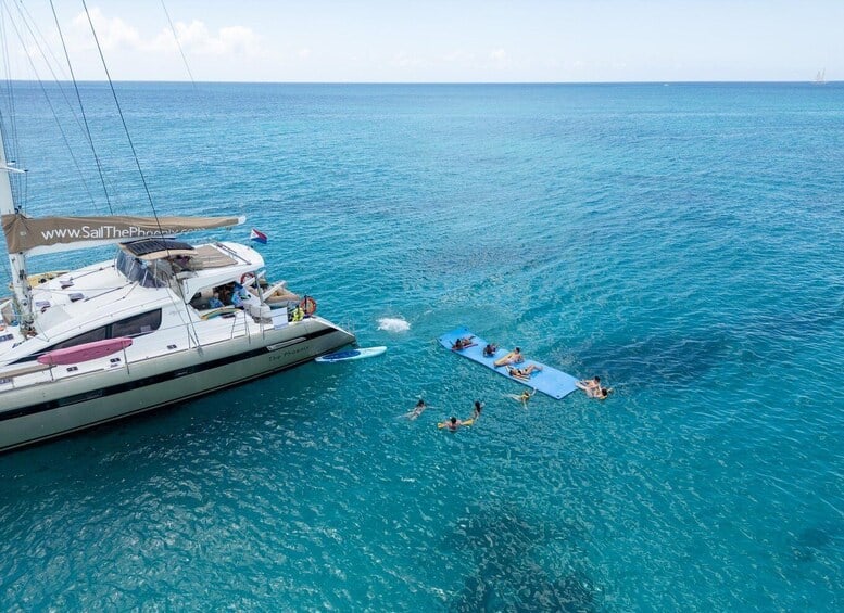 Crucero en catamarán de lujo con almuerzo y bebidas (St Maarten)