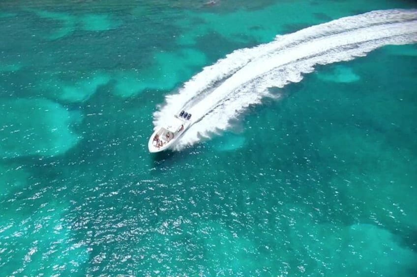Tour de snorkel con lancha rápida a las islas de Pinel y Tintamarre para huéspedes de cruceros (Sint Maarten)