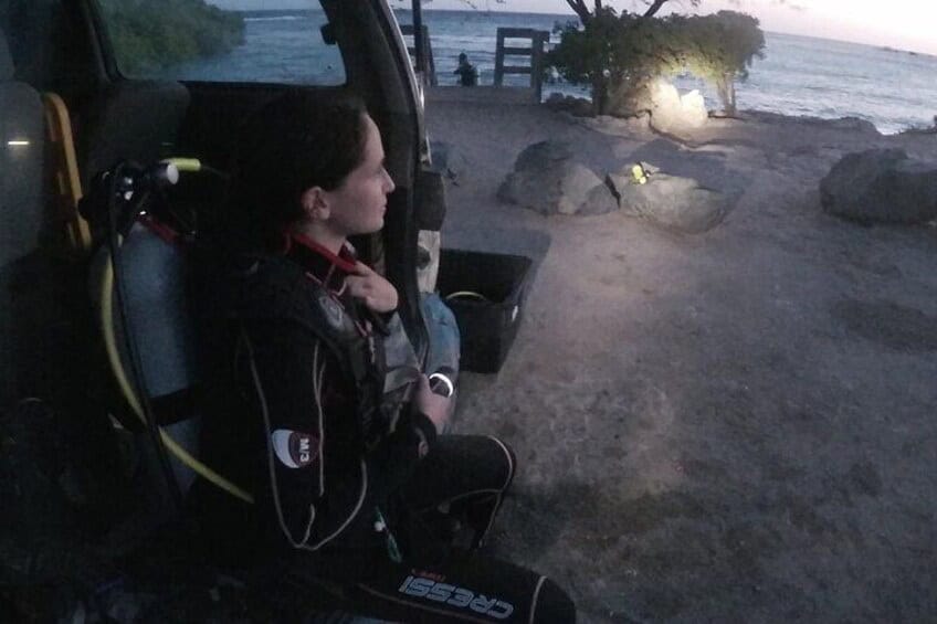 Buceo nocturno Mangle Halto para buceadores certificados (Aruba)