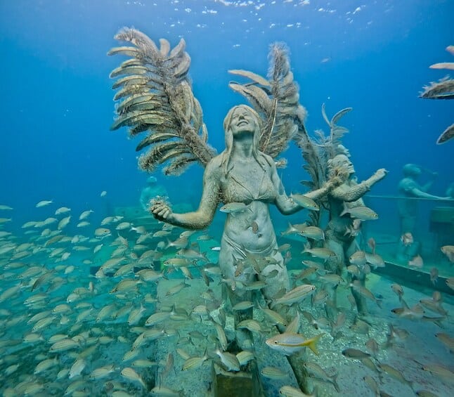 Sumérgete en el Jardín de Esculturas Submarinas (Sint Maarten)