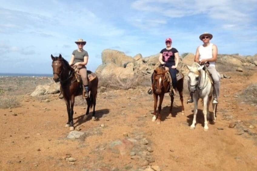 Tour privado a caballo avanzado de 2 horas (Aruba)