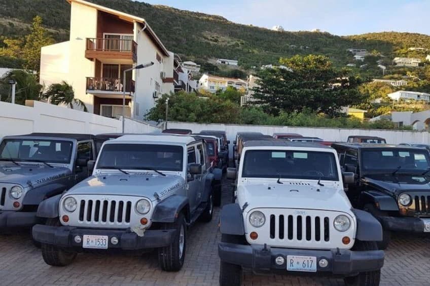 Jeep Wrangler Eiland Tour (Sint Maarten)